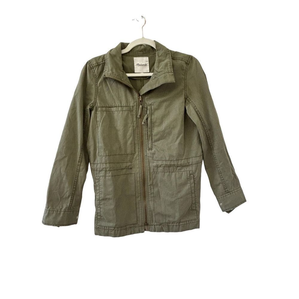 Madewell Full Zip Fleet Utility Jacket Women’s Ar… - image 1